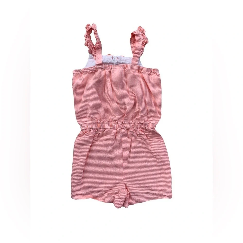 Gymboree Size 4T Seersucker Fruit Romper